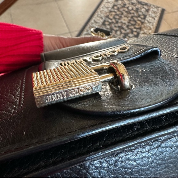 Authenthic Jimmy Choo Padlock Leather Handbag - Picture 8 of 16